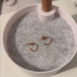 Rose Gold Hoop Earrings from Alex and Ani